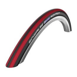 cubierta neumático rightrun 24x1.00 hs387 k-guard liteskin rigida negro/rojas para carretera