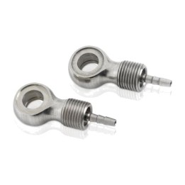 kit med 2 rustfri stålbanjoer til skivebremser formula bp-x10