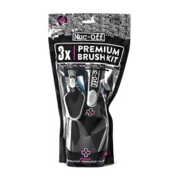 set of 3 gentle deep wash brushes and claw brush with hook cassette