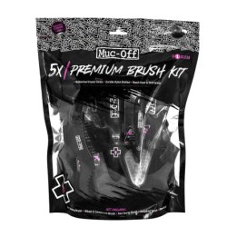 kit of 5 brushes with two tips-details - soft wash - claws and wheels - components