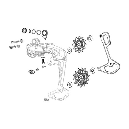 kit piezas montaje cambio  gx 2x10v