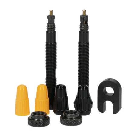 kit valvulas tubeless aluminio  40mm
