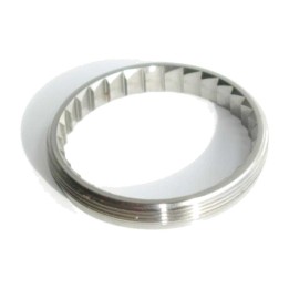 titanium serrated ring for core mtb
