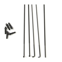 pacote de 5 raios + porcas x-tech 50 264 mm