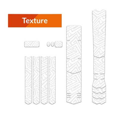 bicycle frame protection sticker kit texture line