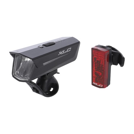 ensemble d'éclairage de bicyclette proxima pro led usb cl-s25