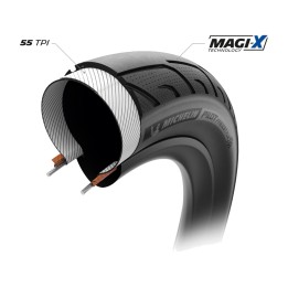 cubierta neumatico para bicicleta pilot freestyle 20x2.30 racing line bmx rigida 58-406