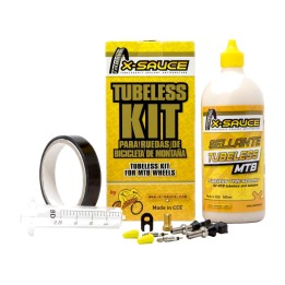 tubeless kit for mtb with thin valve and tape 20mm