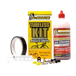 tubeless road kit with thin v-tape 17mm