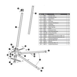rögzítőtartó javítóállványhoz prs-25