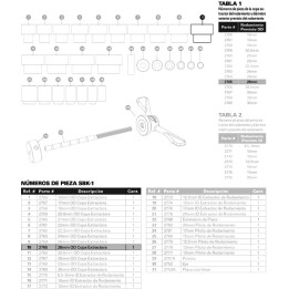 drift tool for bearings 28mm sbk-1