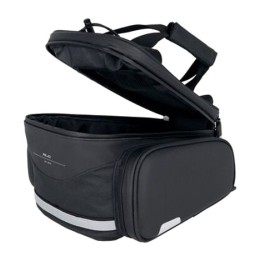 borsa estendibile per portabagagli da bicicletta ba-m06 8.5-21.5l, (30x18x15 cm)