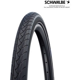 cubierta neumatico bicicleta marathon plus perf smartguard twinskin 20" 20x1.35 b/b+rt