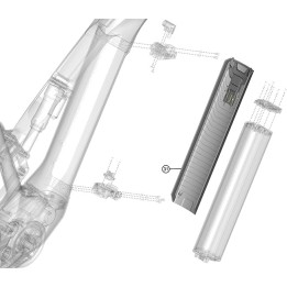 cubierta neumatico de la bateria e-bike pinion igb