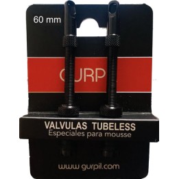 juego de válvulas de aluminio con rosca presta tubeless 60 mm