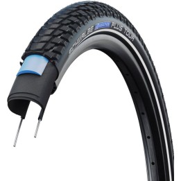 cubierta de neumático con dibujo mixto y protección antipinchazos rigida marathon plus tour 26x1.90 hs619 standard s-guard twinskin refl 50-559