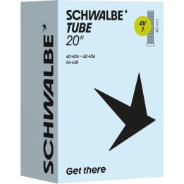 camara aire bicicleta av7 20x1.50-2.50 standard 40 mm 40/62-406