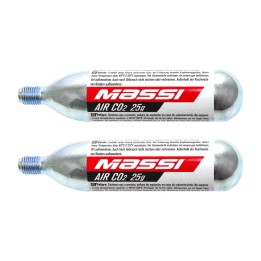 cartucho de ar inflado 25 grs (2 u) co2