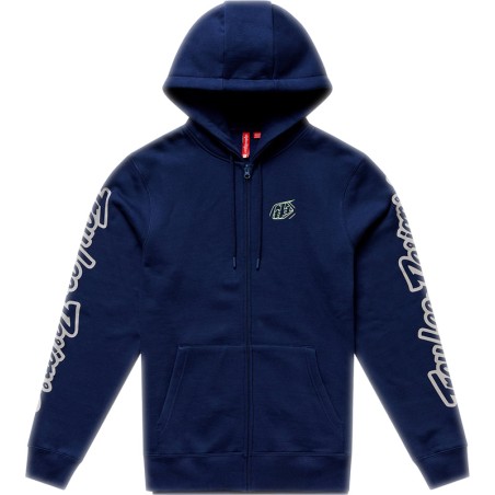 sudadera con capucha de algodón y poliéster badge