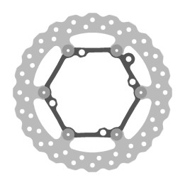disco de freno delantero flotante ondulado 2357x ø260 x ø120 x 3 mm