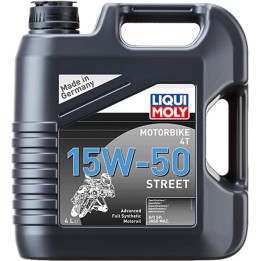 aceite de motor sintético en garrafa advanced full 4t 15w-50 street 4l
