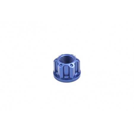 tuerca mecanizada aluminio ergal thunderbolt #016