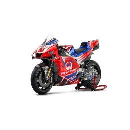 moto en miniatura maqueta 1:18 2021 motos gp-ducati pramac racing team zarco
