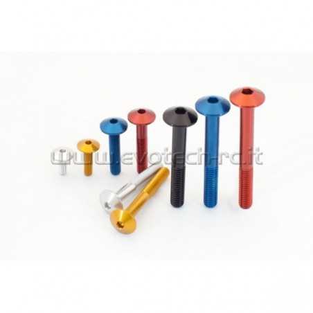 tornillo mecanizado aluminio ergal evotech tcbei m5x10 - plata