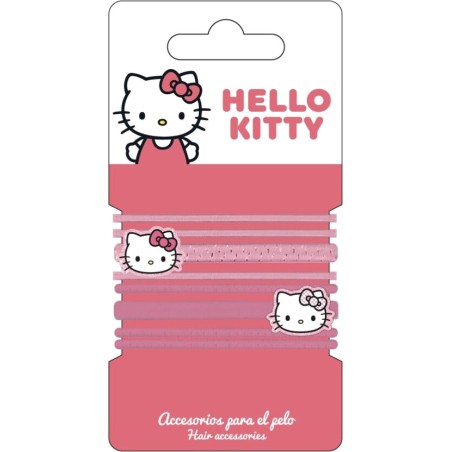 pack d'élastiques à cheveux hello kitty (8u)
