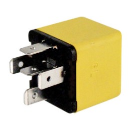 high beam relay with resistor for motorcycle 5 pin 12v 30a 246.400.300