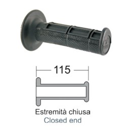 punys de goma negres d'agarrada forta per a moto de camp 115 mm 184.160.180