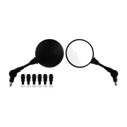 pair of universal round foldable rearview mirrors with adapters m8 m10 122.772.250