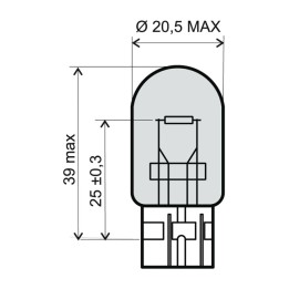 bombilla de moto 12v 21w t20 246.510.391