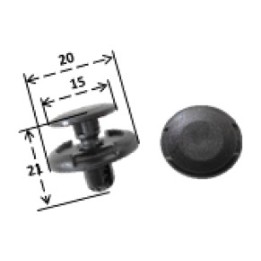 plastic rivet for motorcycle fairing 121.832.006