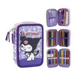 astuccio triplo kuromi hello kitty 63144