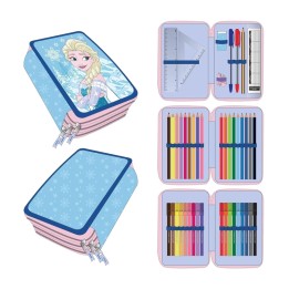 astuccio triplo elsa frozen disney