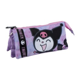 trojitý penál kuromi hello kitty 63101