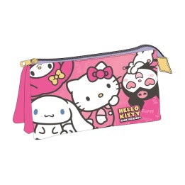 trojitý penál hello kitty and friends 63099