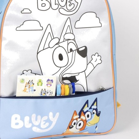 diy backpack customization set bluey
