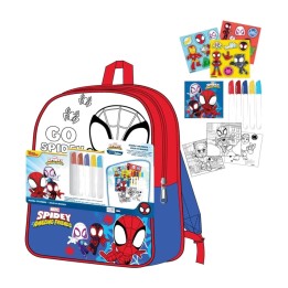 rucksack-set zum personalisieren diy spidey amazing friends marvel