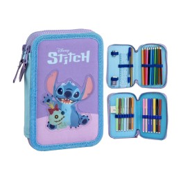 dubbele pennenzak stitch disney 51074