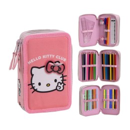 dreifach-federmäppchen hello kitty 49347
