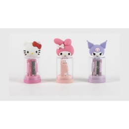 temperino con serbatoio modello assortito hello kitty and friends