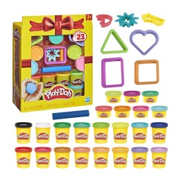 knete-geschenkset mit 23 dosen und werkzeugen play-doh
