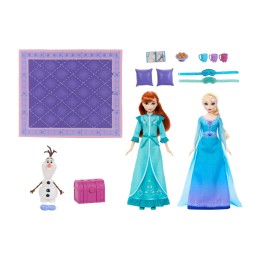 set 2 mini lutk za pižama zabavo disney frozen elsa y anna