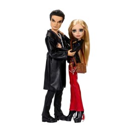 set di 2 bambole articolate monster high skullector buffy cazavampiros angel