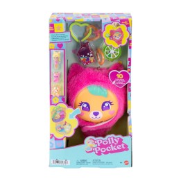 fodral med nallebjörn och minidocka polly pocket