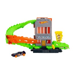 bilbane med krokodilleangreb hot wheels city 33495