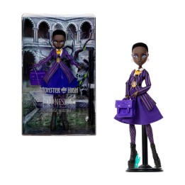 bambola da collezione monster high miercoles wednesday bianca