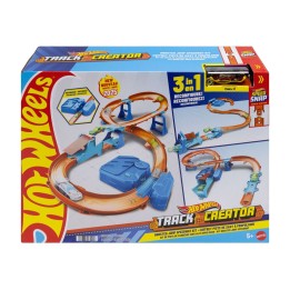 racerbana med driven hopp hot wheels